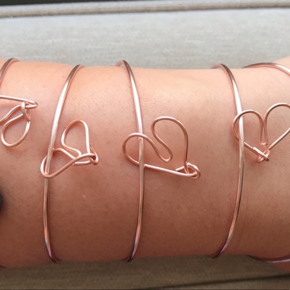 Rose Gold Studs - Picture 3 of 3